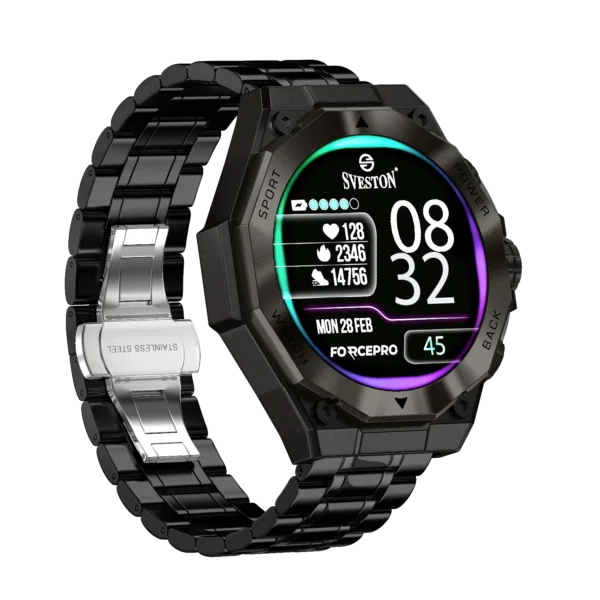 ForcePro Chain Smartwatch + Silicon Strap